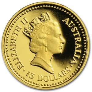 1/10 oz Australian Nugget Gold Coin .9999 Fine