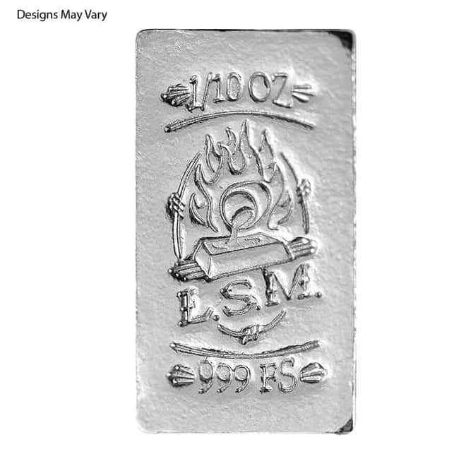 1/10 oz Generic Silver Bar .999 Fine