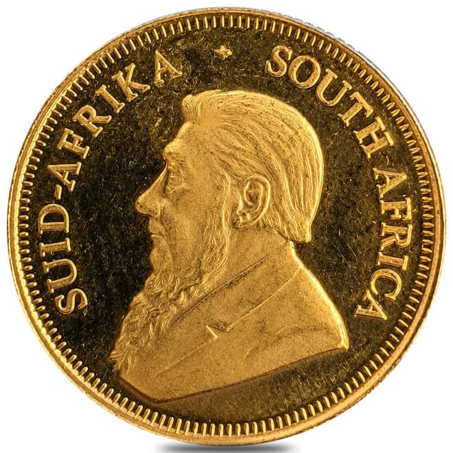 1/10 oz South African Proof Gold Krugerrand Coin Scruffy (Random Year)