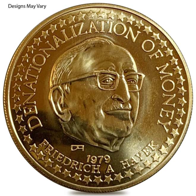 1/2 oz Gold Standard Corp Vintage Gold Round (Random Design)