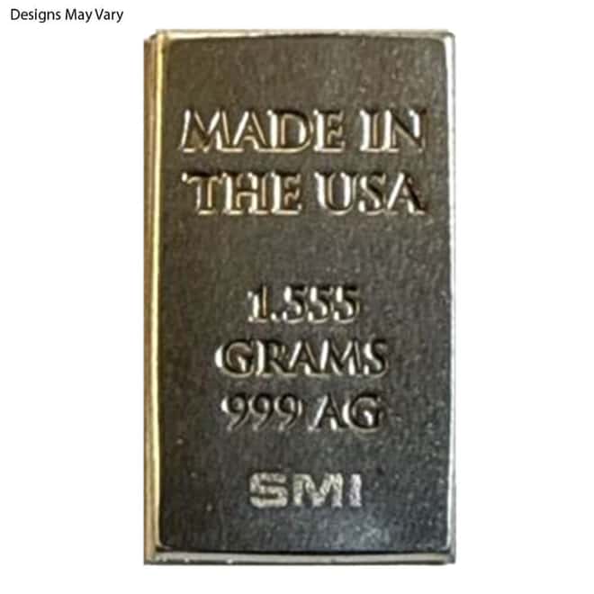 1/20 oz Generic Silver Bar .999 Fine