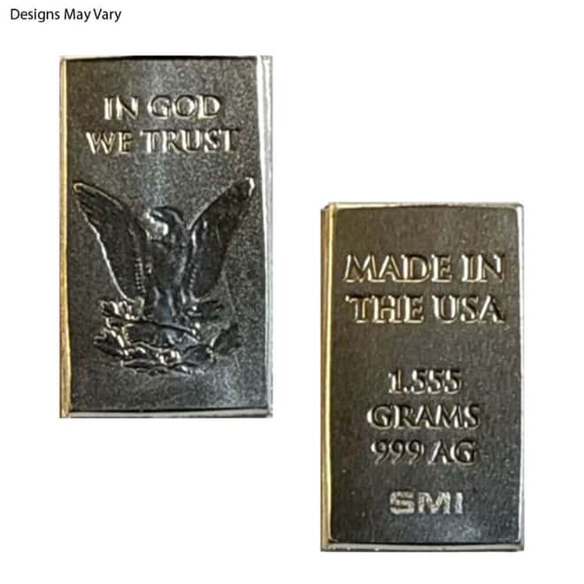 1/20 oz Generic Silver Bar .999 Fine
