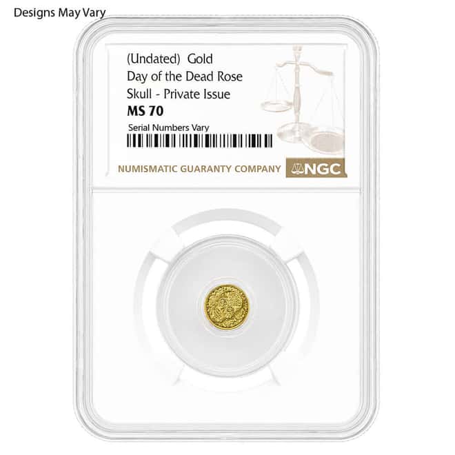 1/200 oz Generic Gold Round NGC/PCGS MS/PF 70 (Random Design)