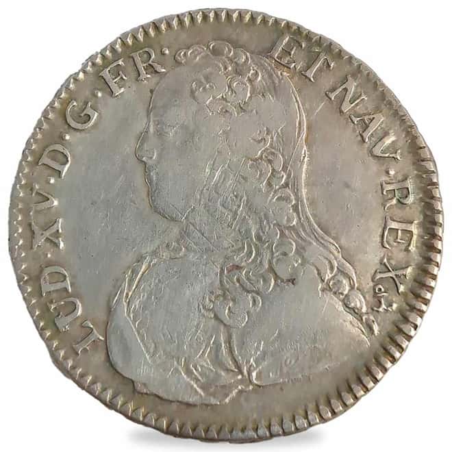 1/2 Ecu France Silver Coin Avg Circ (Random Year)