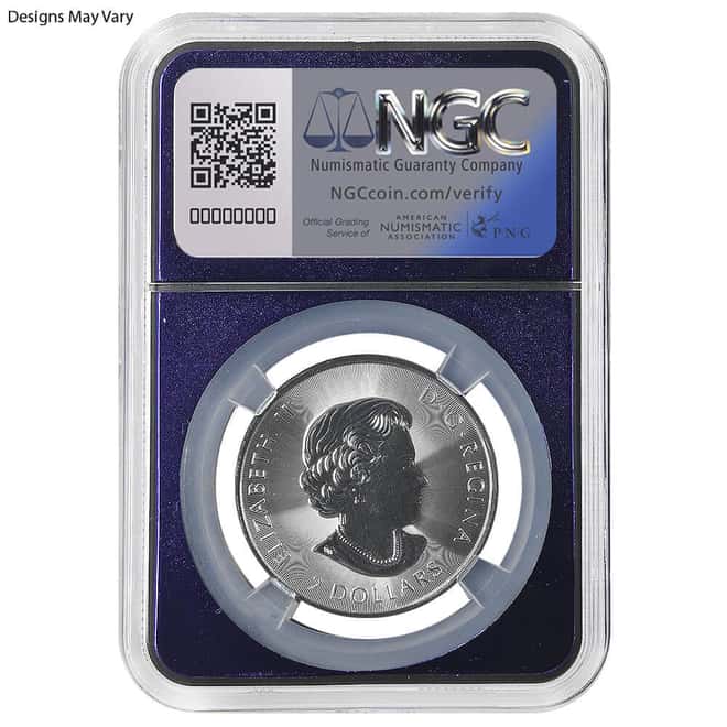 1/2 oz Silver Coin Random Mint NGC/PCGS MS/SP/PF 70 (Random Design/Year)