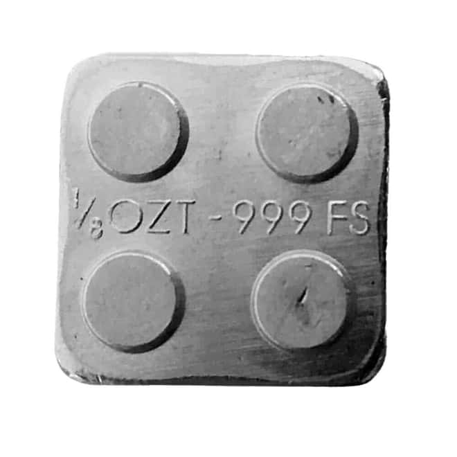 1/8 oz Monarch Precious Metals Building Block Silver Bar .999 Fine