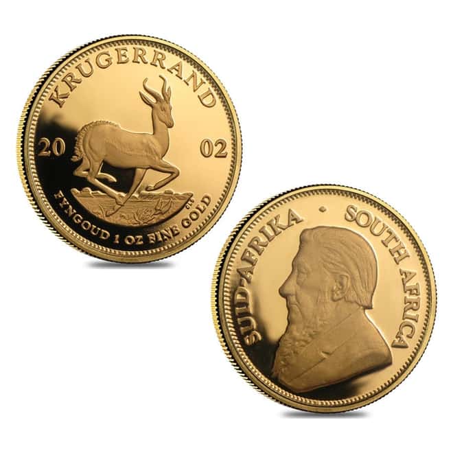 2002 South African Krugerrand Veldpond Centenary Commem 5-Coin Proof Set (w/Box & COA)
