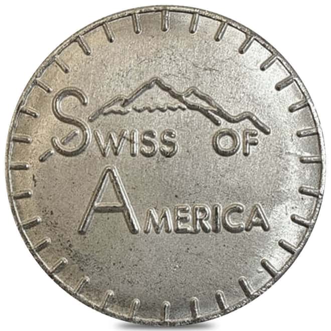 1 oz Draper Mint Swiss of America Vintage Silver Round .999 Fine (Random Design)