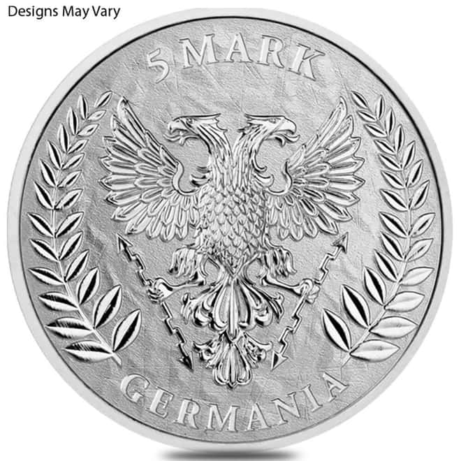 1 oz Germania Mint Silver Allegories (Random Year/Design)