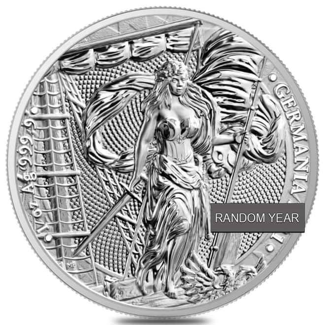 1 oz Germania Mint Silver Allegories (Random Year/Design)