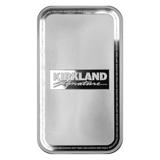 1 oz Costco Kirkland Signature Silver Bar .9999 Fine (in Assay)
