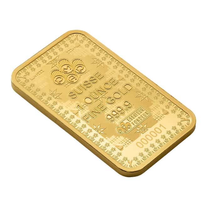 1 oz PAMP Suisse Reflections of Canada Rocky Mountain Cowboy Gold Bar .9999 Fine (in Assay)