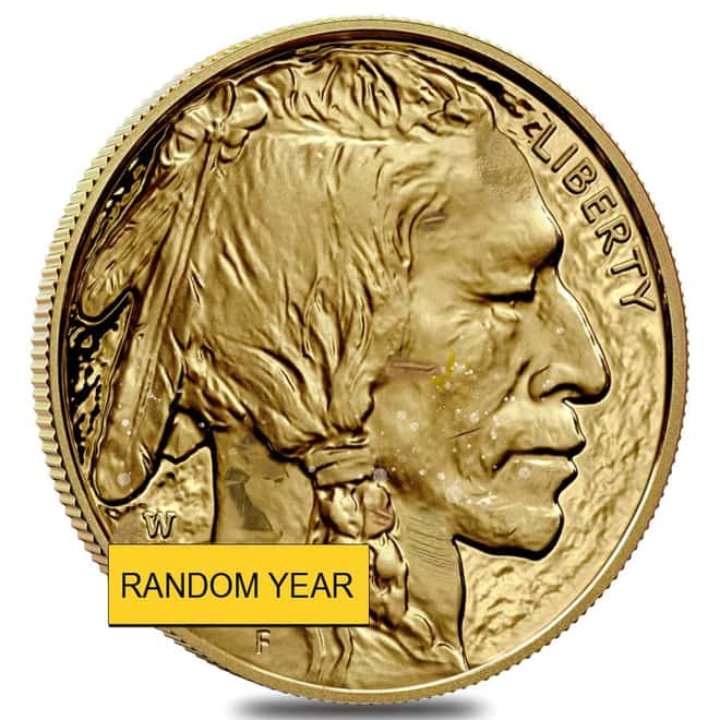 1 oz Proof Gold American Buffalo Scruffy (Random Year)