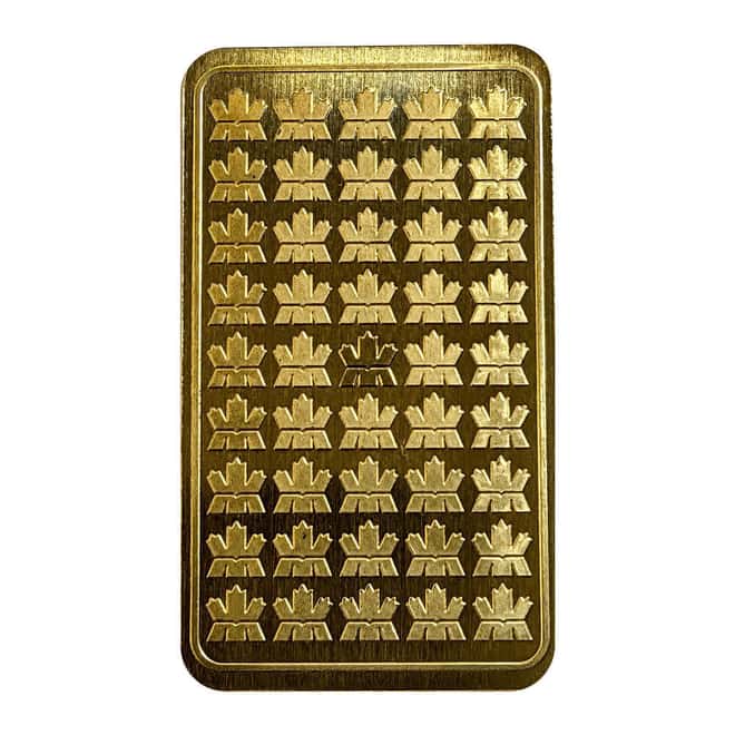 1 oz Vintage Royal Canadian Mint Gold Bar .9999 Fine (Sealed)