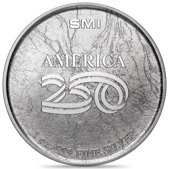 1 oz Sunshine Mint American Buffalo 250th Anniversary Silver Round .999 Fine