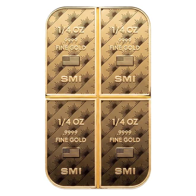 1 oz Sunshine Mint Breakaway Gold Bar .9999 Fine (in Assay)