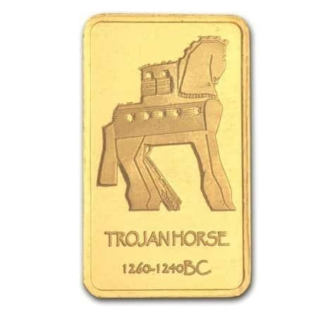 10 gram Istanbul Gold Refinery Trojan Horse Bar (In Assay)