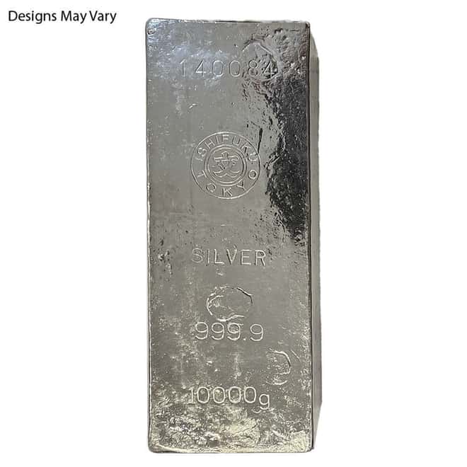 10 Kilo Generic Silver Bar .999 Fine