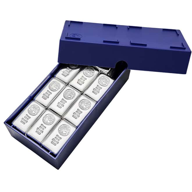 10 oz Perth Mint Silver Bar .9999 Fine