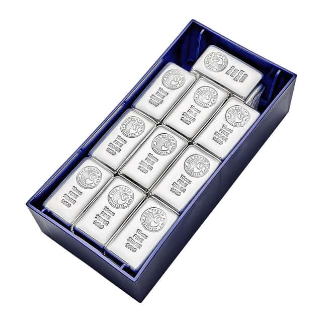 10 oz Perth Mint Silver Bar .9999 Fine
