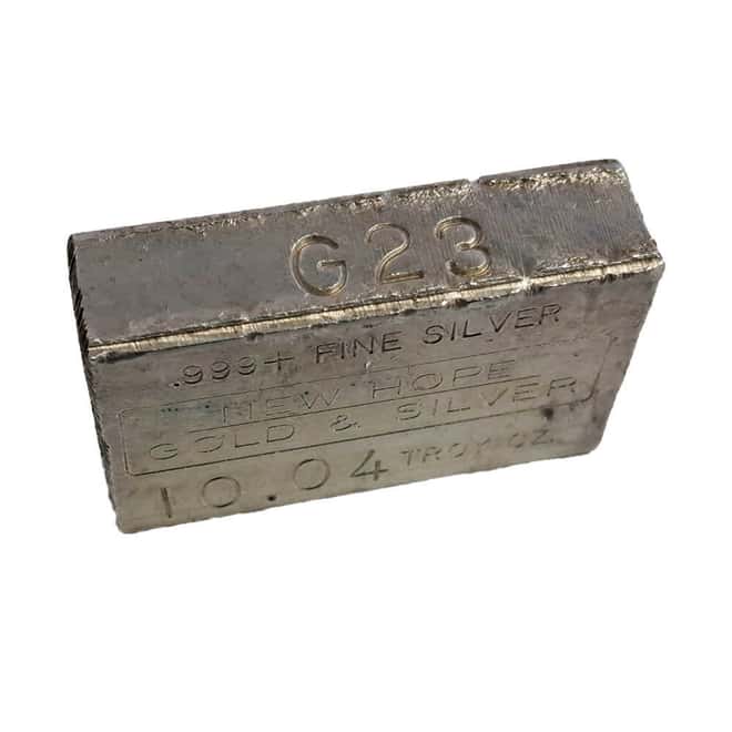 10.04 oz New Hope Gold & Silver Vintage Silver Bar .999+ Fine