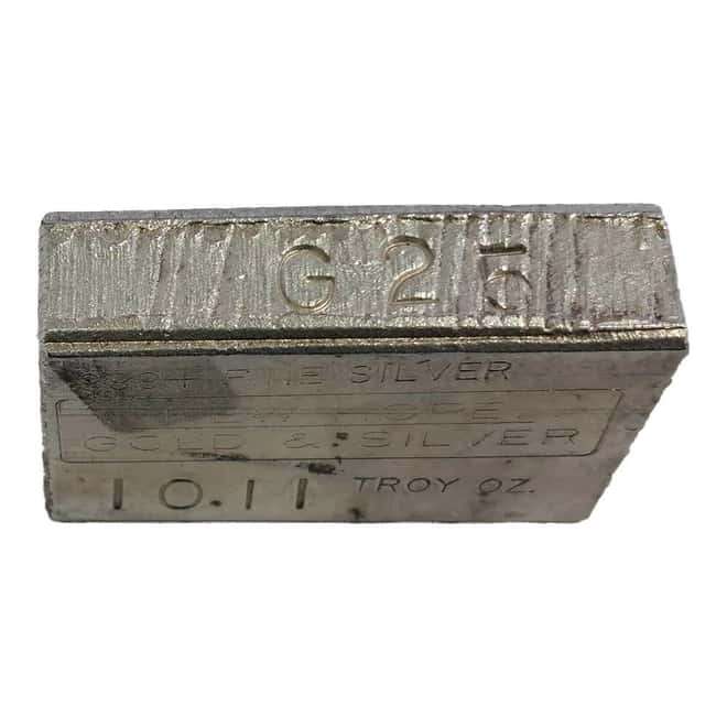 10.11 oz New Hope Gold & Silver Vintage Silver Bar .999+ Fine