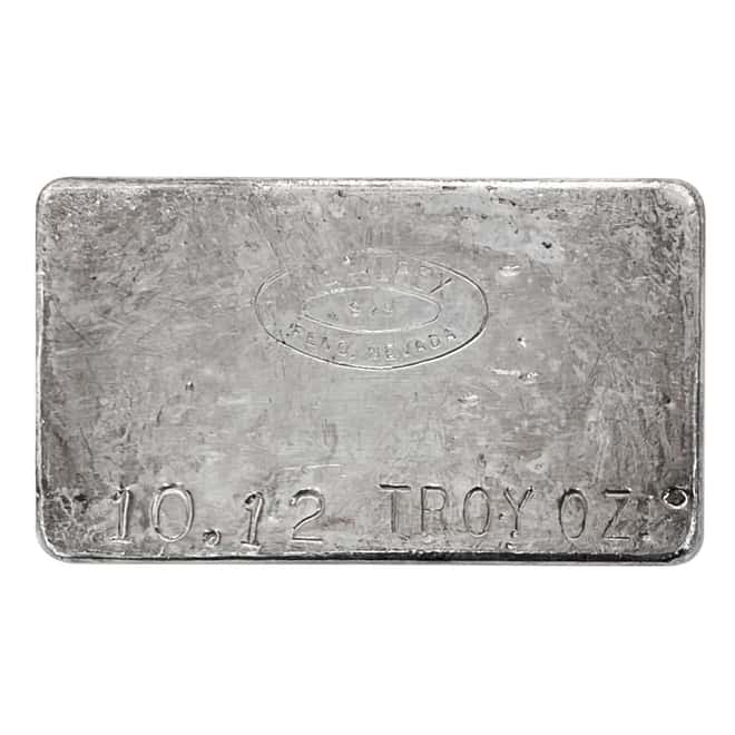 10.12 oz Metalrex Silver Bar Reno Nevada .999 Fine