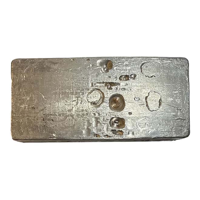 100 oz Engelhard Silver Bar 6th Series (K Prefix Anomaly, LQ Rotary Dial, Error Digit Serial Number)
