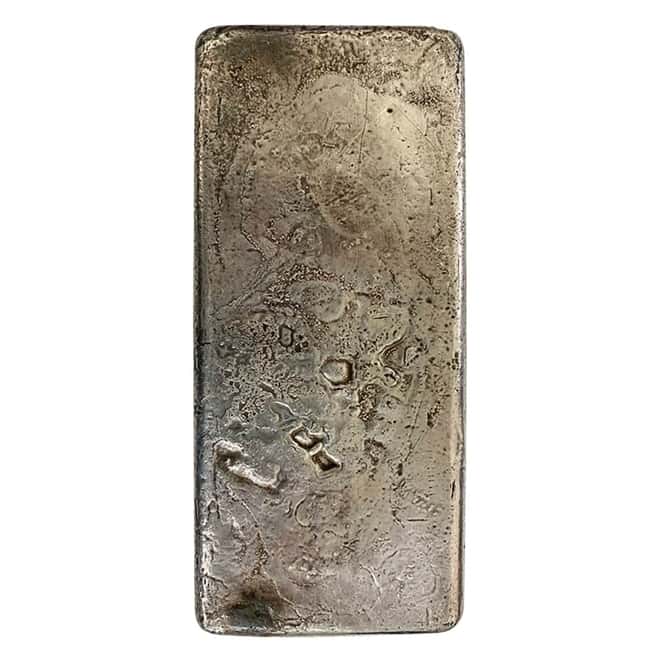 100.64 oz US Treasury Silver Grease Bar