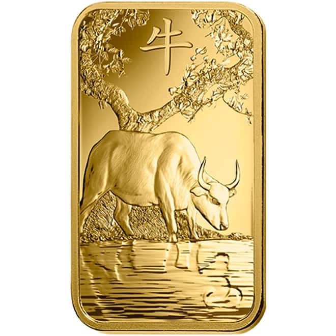 100 gram PAMP Suisse Year of the Ox Gold Bar (In Assay)