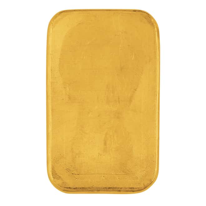 100 Gram Perth Mint Cast Gold Bar .9999 Fine