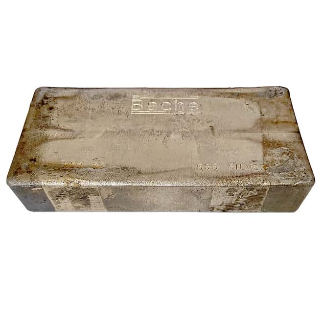 100 oz Bache Silver Bar .999 Fine