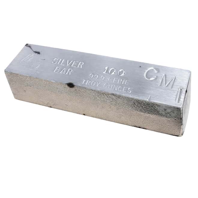 100 oz CMI USS Constitution Silver Bar .999+ Fine