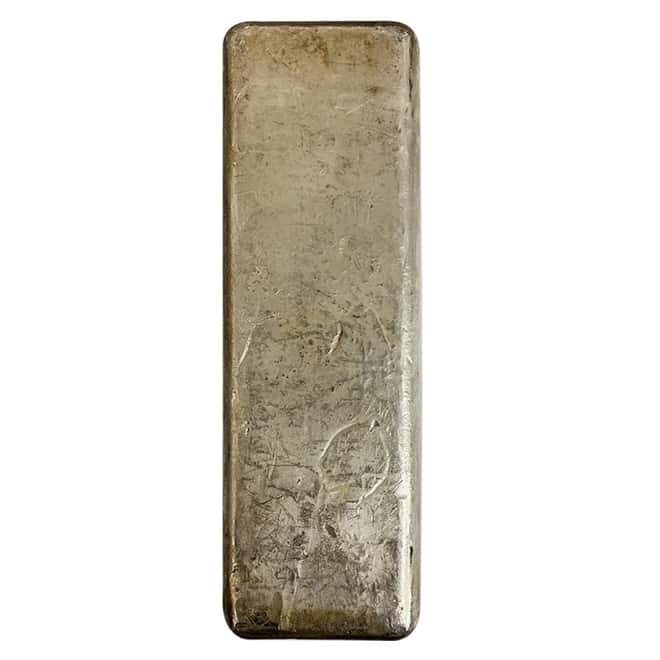 100 oz Silver Johnson Matthey (JM) Serial Number Vintage Bar .999 Fine
