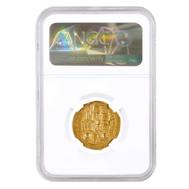 1028-1034 AD Byzantine Empire Romanus III Gold AV Hist. Nomisma NGC Ch XF 5/5; 4/5