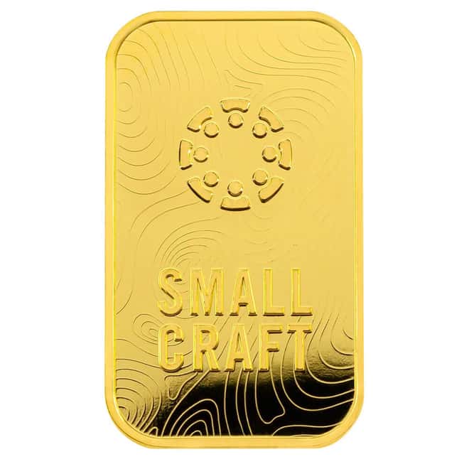10 Gram Argor Heraeus Small Craft Gold Bar .9999 Fine (in Assay)