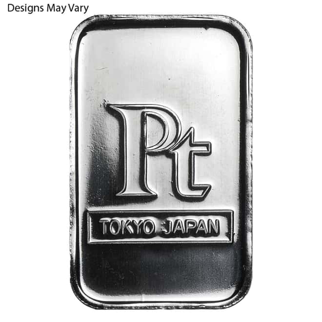 10 Gram Generic Platinum Bar .999+ Fine (Secondary Market)