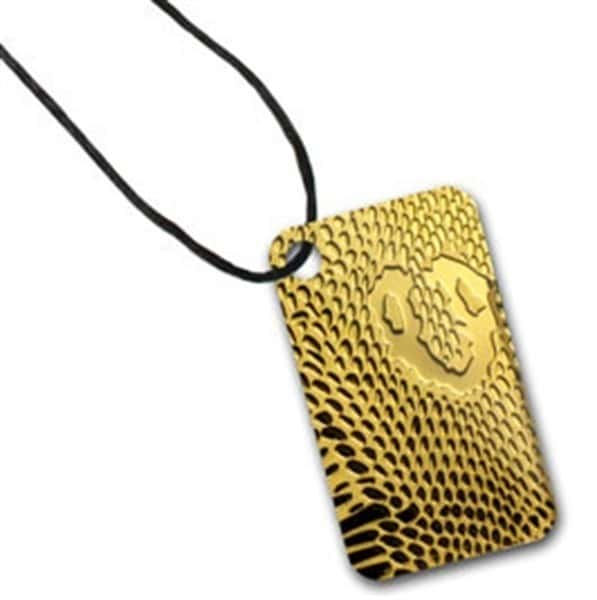 10 gram PAMP Suisse Cobra Skin Gold Ingot Pendant