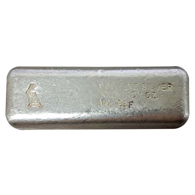 10 oz Golden Analytical Silver Bar .999 Fine