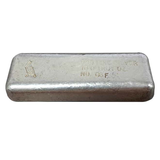 10 oz Golden Analytical Silver Bar .999 Fine