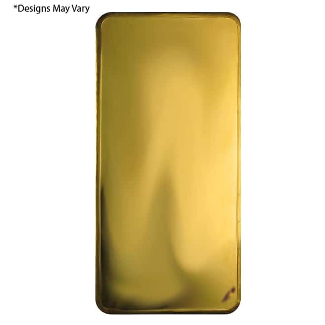 10 oz Johnson Matthey Pressed Vintage Gold Bar .9999 Fine
