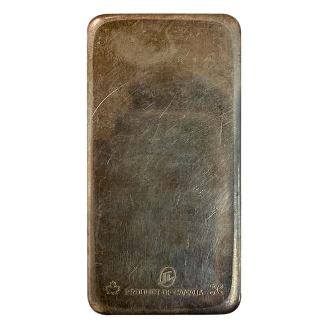 10 oz National Refiners Silver Vintage Bar .999 Fine