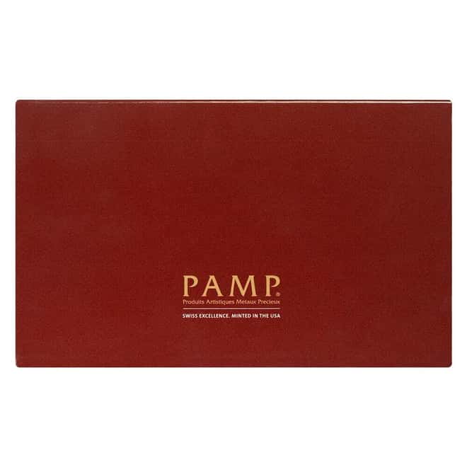 10 oz PAMP Good Luck Yellow Dragon Silver Bar .999 Fine (in Assay)
