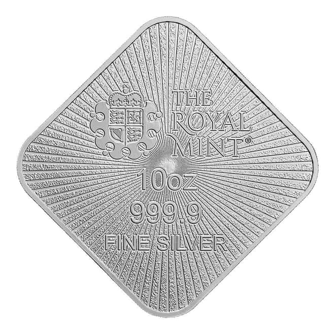 10 oz Royal Mint Britannia and Liberty Silver Bar .9999 Fine