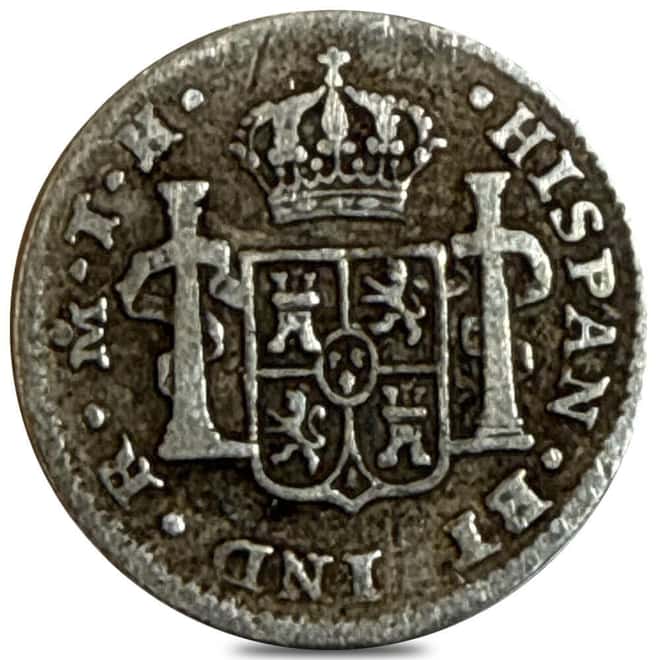 1792-1808 1/2 Real Mexico Spanish Colony Silver Coin Circ (Random Year)