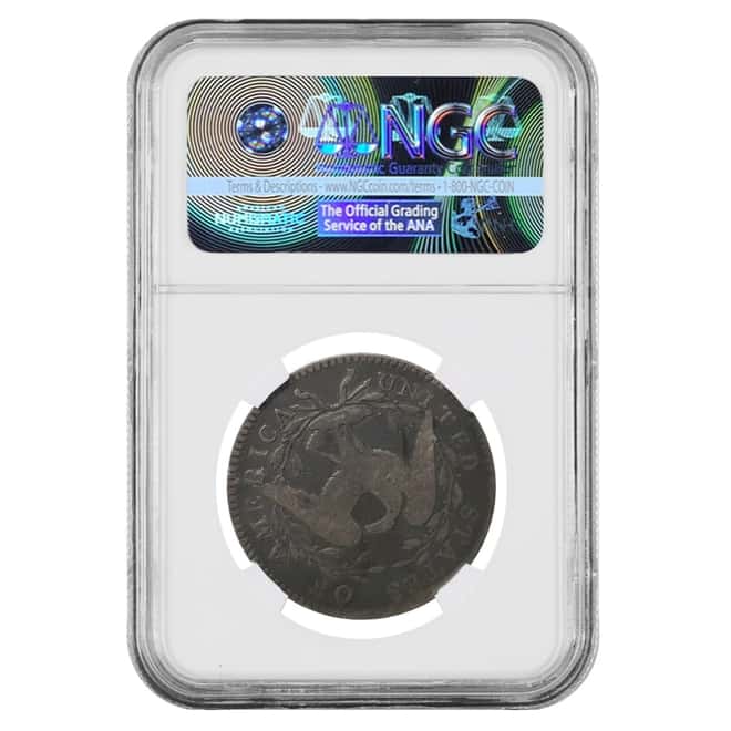 1795 Flowing Hair Half Dollar NGC VG 8