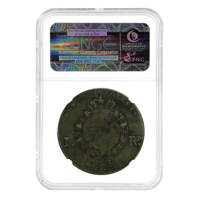 1806 Sweden 1 Riksdaler Gustav IV Adolf Silver Coin NGC VG 10