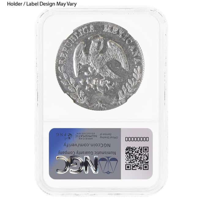 1825-1897 Mexico 8 Reales Cap & Rays Silver Coin NGC / PCGS AU Details (Random)
