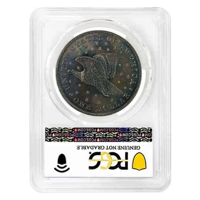 1836 Silver Gobrecht Dollar $1 PCGS AU Detail Surfaces Smoothed