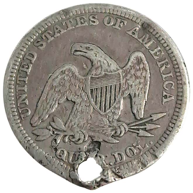 1838-1891 Seated Liberty Silver Quarter Dollar Cull (Random Year)